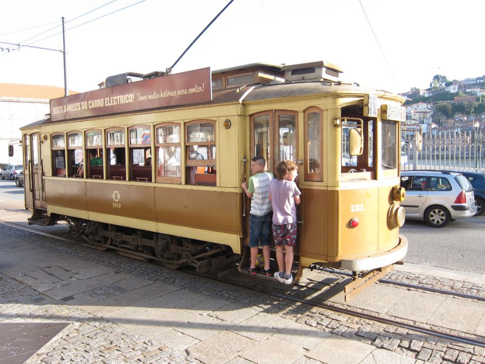 Trambahn in Porto, Portugal