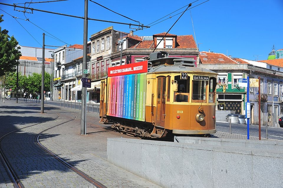 Straßenbahn in Porto, Portugal
